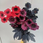 49 cm 4 šakučių mini aguonų šakelė šilko dirbtinės gėlės imitacija aguonos gėlės namų vestuvių dekoravimo fotografijos rekvizitai