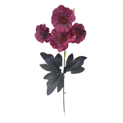 49 cm 4 šakučių mini aguonų šakelė šilko dirbtinės gėlės imitacija aguonos gėlės namų vestuvių dekoravimo fotografijos rekvizitai