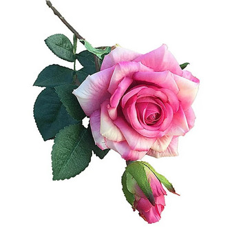 Τεχνητά λουλούδια Μεγάλα μεταξωτά τριαντάφυλλα ΝΕΟ Όμορφο βάζο κλαδιού για διακόσμηση γάμου σπιτιού Ρετρό φθινοπωρινά ψεύτικα φυτά Χριστουγεννιάτικη διακόσμηση
