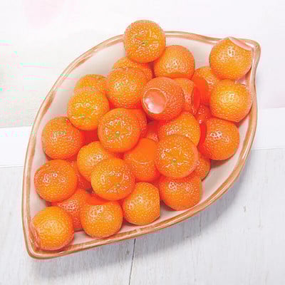 10 buc. Fructe din rășină multistil portocaliu simulați mâncare în miniatură Caboșoane cu spate plat, bijuterii DIY, accesorii pentru decorarea telefonului.