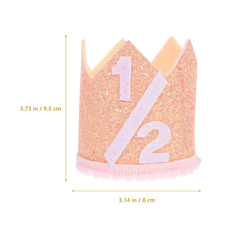 Pălării pentru petrecere de aniversare copii 1/2 aniversare pălării pentru aniversare Pălării din pânză