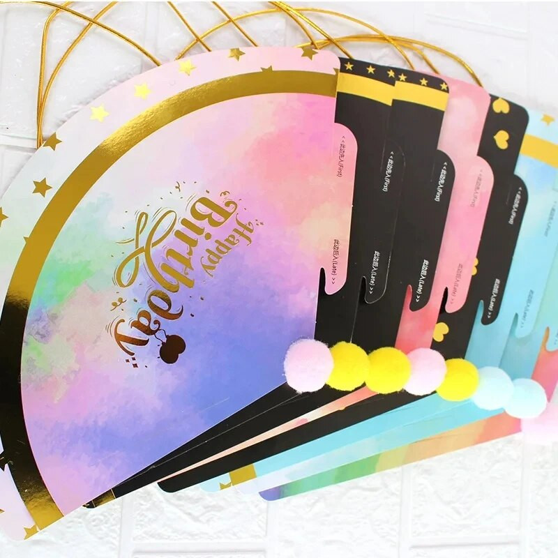 5 DB papírkúp születésnapi kalapok öltöztetés lányok fiúk első születésnapi partija színes csíkos kalap buli díszek felnőtt gyerekeknek