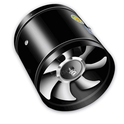 4``6``8`` Duct Fan Air Ventilator Metal Pipe Ventilation Exhaust Fan Extractor Bathroom Toilet Wall Fan Air Blower Fan