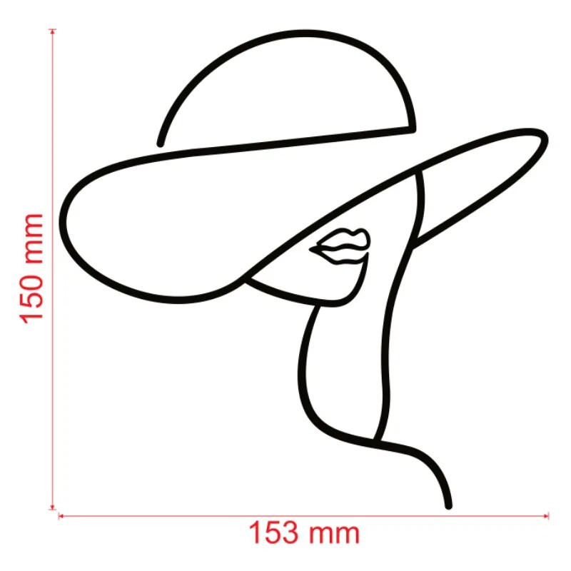 Linija, akrilni rođendanski zlatni vrh za tortu, apstraktni minimalistički, minimalistički likovi, ukrasi za ženske rođendanske torte