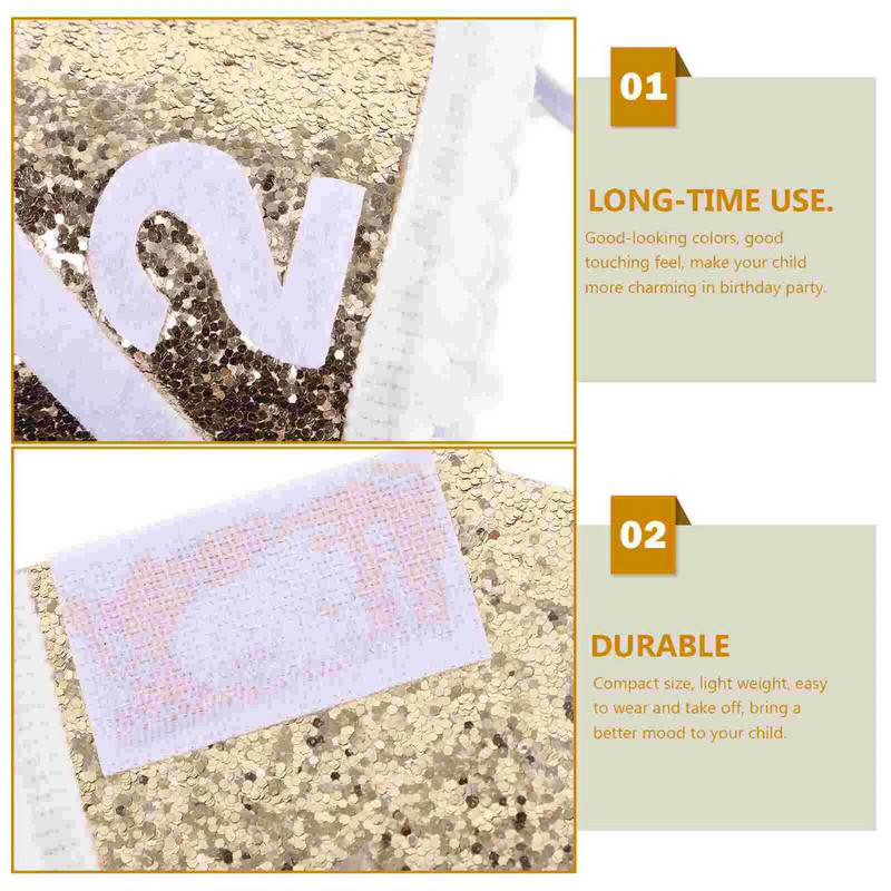 Pălărie de jumătate de zi de naștere are coroană din pânză de sărbătoare pentru bebeluși țesătură nețesă pentru copii petrecere copii nou-născuți copii