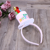 Torto skrybėlės galvos apdangalas Vaikų gimtadienio plaukų galvos apdangalas Gimtadienio vakarėlis Tortas Galvos apdangalas puošni suknelė Galvos apdangalas ( )