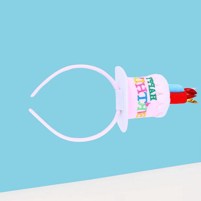 Torto skrybėlės galvos apdangalas Vaikų gimtadienio plaukų galvos apdangalas Gimtadienio vakarėlis Tortas Galvos apdangalas puošni suknelė Galvos apdangalas ( )