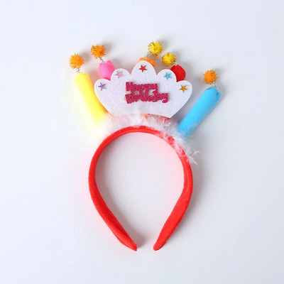 Všetko najlepšie k narodeninám, torta, sviečka, flitre, mäkké pierko, ružová a biela, čelenka s guľôčkami vlasov, čiapky, čiapky pre deti, narodeninovú oslavu, dekorácia, potreba