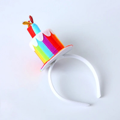 Všetko najlepšie k narodeninám, torta, sviečka, flitre, mäkké pierko, ružová a biela, čelenka s guľôčkami vlasov, čiapky, čiapky pre deti, narodeninovú oslavu, dekorácia, potreba