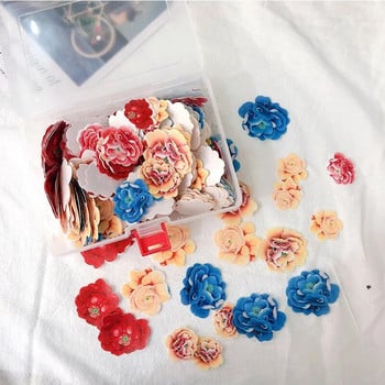 100 τμχ Sakura/Peony Glutinous Wafer Ρυζόχαρτο Cupcake Toppers για διακόσμηση τούρτας γαμήλιων πάρτι γενεθλίων Εργαλεία ψησίματος