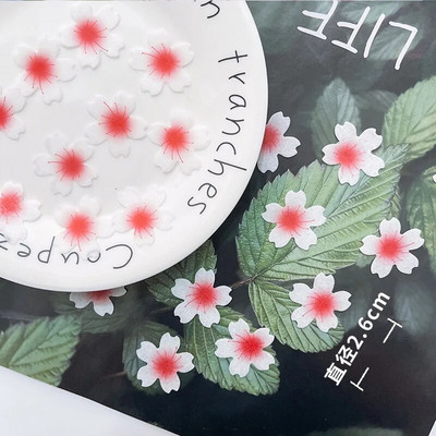 100 kom Sakura/Božur ljepljivi vafli od rižinog papira za kolače za rođendanske svatove Dekoracija kolača Alati za pečenje deserta