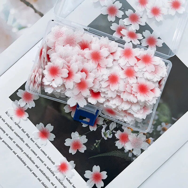 100 kom Sakura/Božur ljepljivi vafli od rižinog papira za kolače za rođendanske svatove Dekoracija kolača Alati za pečenje deserta