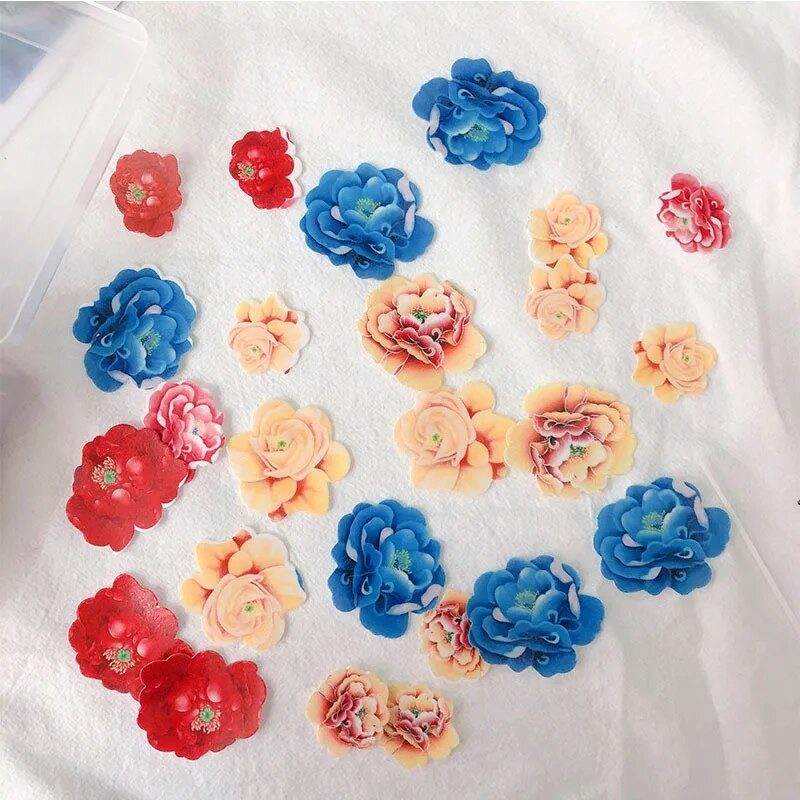 100 kom Sakura/Božur ljepljivi vafli od rižinog papira za kolače za rođendanske svatove Dekoracija kolača Alati za pečenje deserta