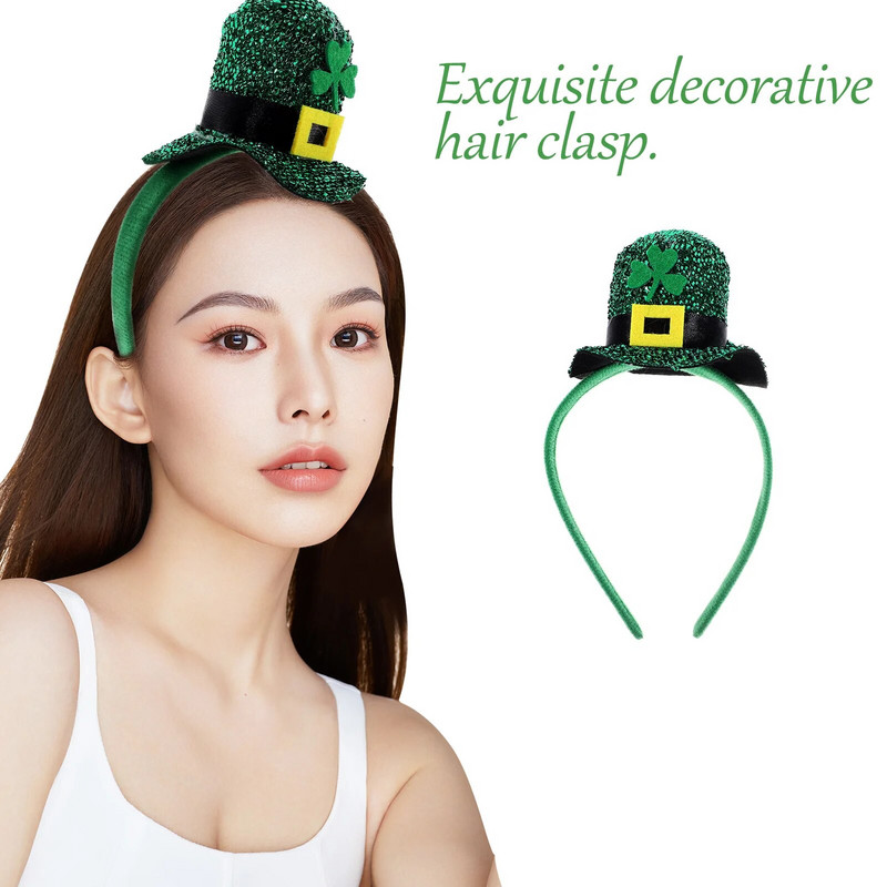 Cuckold Stpatrickov dan Patrickova traka za glavu Rekviziti Patricks Onsie platnena kopča za kosu za