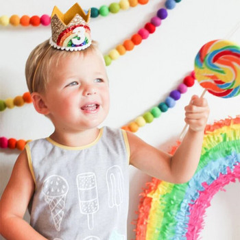 1 τεμ. Αριθμός Rainbow 1 2 3 4 5 6 7 8 Χρόνια Κορώνα Γενέθλια Καπέλο Καπέλο για κορίτσι 1ο πάρτι γενεθλίων Καπέλα Προμήθειες επετείου