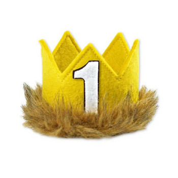 Baby 1/2th Birthday Hats 1th 2th 3th 4th 5th Wild One Crown Where The Wild Things Are Theme Birthday Party Photo Booth Props