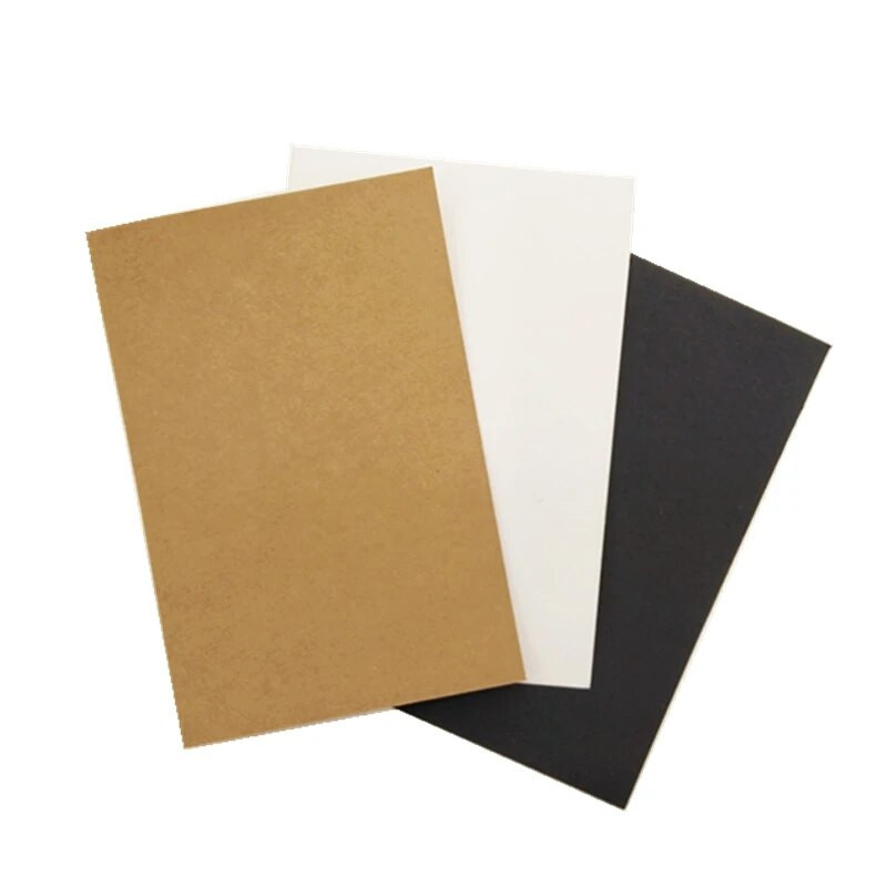 10kom/20kom čestitka od kraft papira s omotnicom Set papira za pisma Pozivnice za vjenčanje za zabavu DIY bijelo crne razglednice