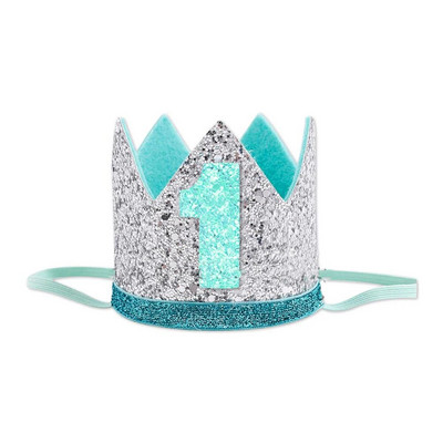 Üheaastase sünnipäevamütsi kroon 1. sünnipäeva kroonimütsid Printsess beebile Esimese sünnipäeva tüdrukule Baby Shower Peokaunistus