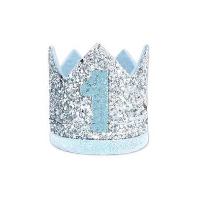 Üheaastase sünnipäevamütsi kroon 1. sünnipäeva kroonimütsid Printsess beebile Esimese sünnipäeva tüdrukule Baby Shower Peokaunistus
