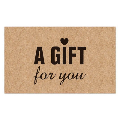Kartica od kraft papira od 30 komada "Dar za vas" za podršku malim poslovnim karticama Enterprise Store Zahvalnice Dekoracija vjenčanih darova