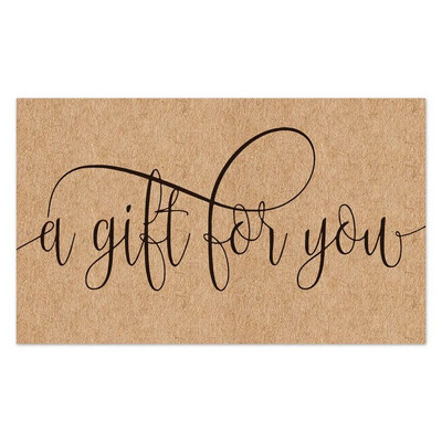 Kartica od kraft papira od 30 komada "Dar za vas" za podršku malim poslovnim karticama Enterprise Store Zahvalnice Dekoracija vjenčanih darova