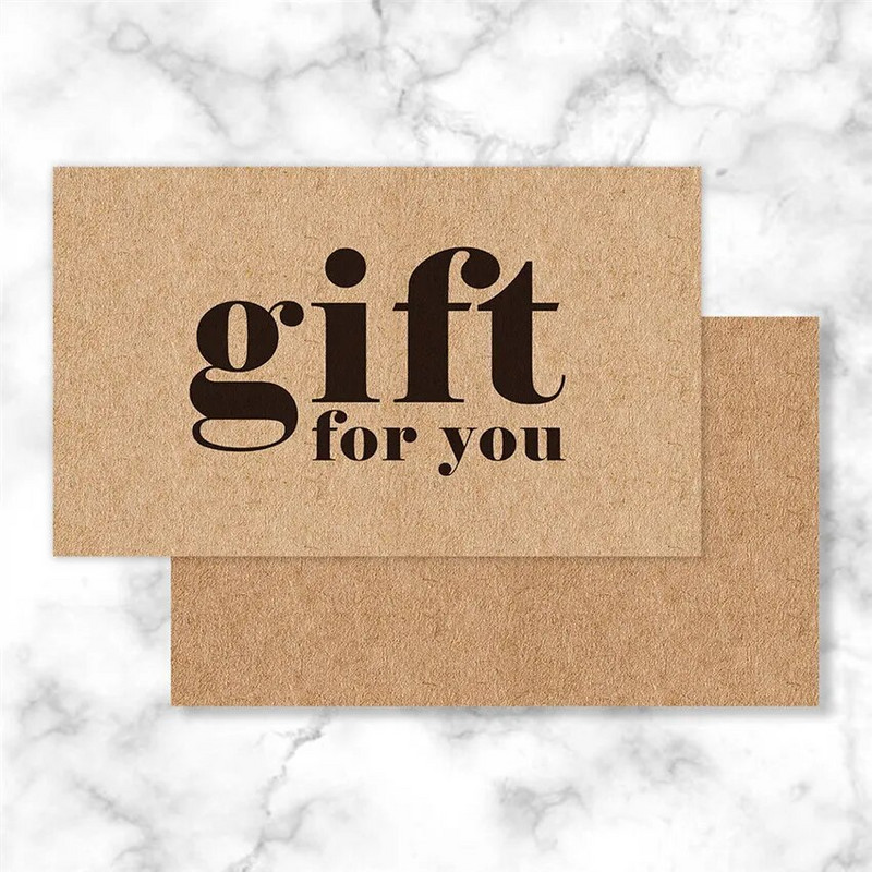 Kartica od kraft papira od 30 komada "Dar za vas" za podršku malim poslovnim karticama Enterprise Store Zahvalnice Dekoracija vjenčanih darova