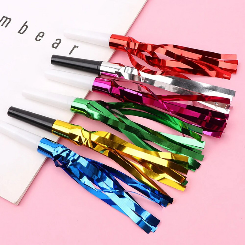 12 bucăți amuzante ciucuri de petrecere explozii fluieruri pentru copii pentru petrecerea de aniversare, articole de decorare, noice maker, jucării, pungi de bunătate