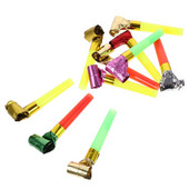 10 τεμ. Party Blowouts Horns Noise Makers Παιδικές σφυρίχτρες Cheering Props Μπομπονιέρες γενεθλίων Προμήθειες (διάφορα χρώματα)