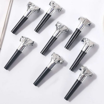 100 gab. Smieklīgi ballītes svilpes Zelta sudraba svilpes Bērnu Dzimšanas dienu ballītes Dekorācijas piederumi Trokšņu veidotāju Rotaļlietas Labuma somas