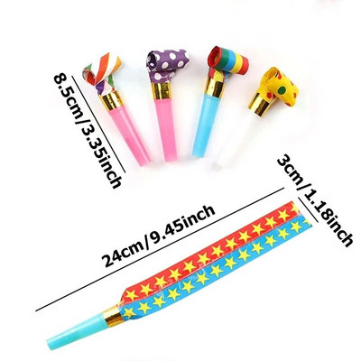 10 bucăți fluier cu nas lung, generator de zgomot pentru petrecere, echipa de majorete Cheer Up Prop Rechizite pentru petrecerea de aniversare Cadouri de vacanță TMZ