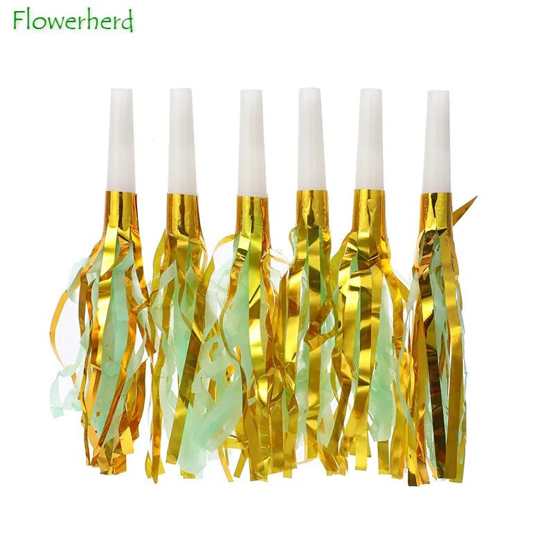 Fluier de dragon care sufla cu ciucuri colorate Rechizite pentru petrecerea de aniversare Atmosfera de petrecere de festival Recuzită de aplauze Fluier pentru copii Noice Maker