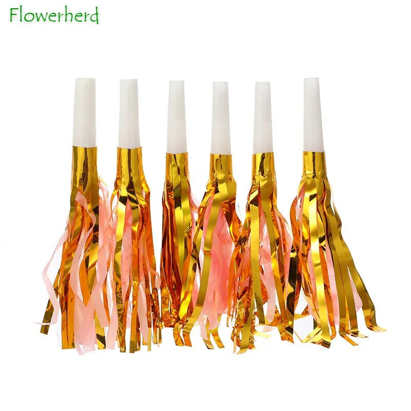 Fluier de dragon care sufla cu ciucuri colorate Rechizite pentru petrecerea de aniversare Atmosfera de petrecere de festival Recuzită de aplauze Fluier pentru copii Noice Maker