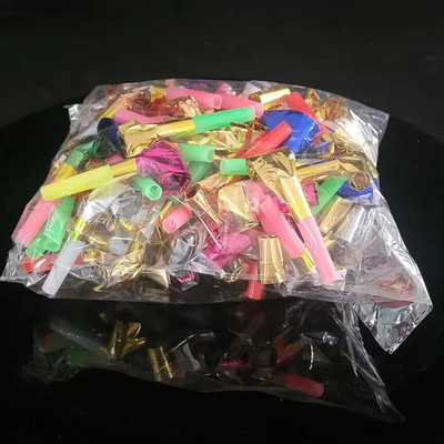 50/100 vienetų Pūstuvo triukšmo kūrėjas Gimtadienio pūtimo ragai Švilpukai Triukšmo kūrėjai Vestuvių gimtadienio vakarėlis Vaikų žaislai