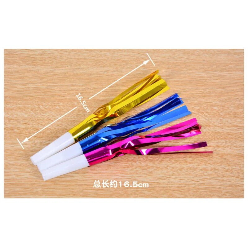 6kom/pak. Smiješne rese za zabavu, puhalice, zviždaljke, pokloni za dječje rođendane, pribor za ukrašavanje, igračke za buku, torbice