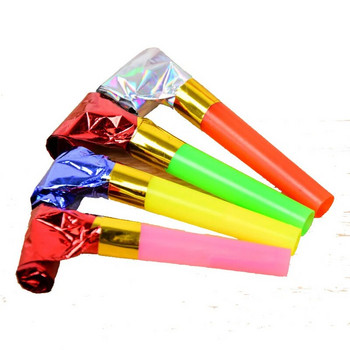 100 τεμ/συσκευασία Funny Party Blowouts Candy Color Whistles Παιδικές μπομπονιέρες για πάρτι γενεθλίων Διακόσμηση Προμήθειες Noice Maker Παιχνίδια Goody Bag