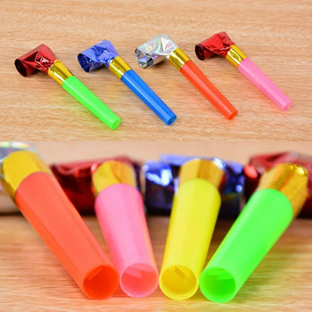 100 τεμ/συσκευασία Funny Party Blowouts Candy Color Whistles Παιδικές μπομπονιέρες για πάρτι γενεθλίων Διακόσμηση Προμήθειες Noice Maker Παιχνίδια Goody Bag