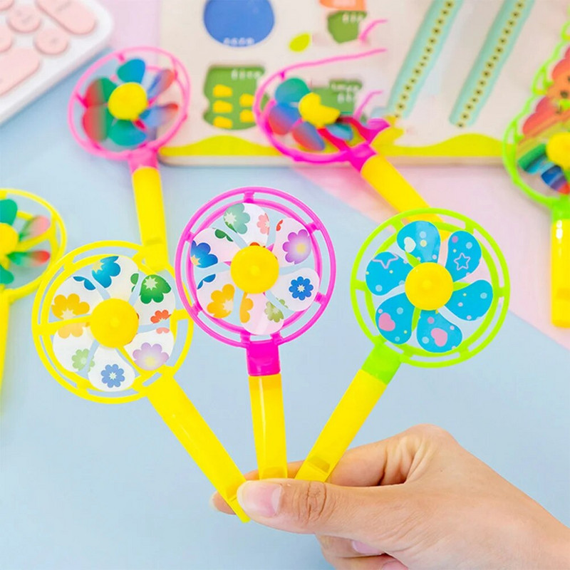 24 vnt. vėjo malūnėlio švilpuko žaislas vaikams švilpuko žaislas Palstinis švilpukas Muzikos instrumentų žaislai