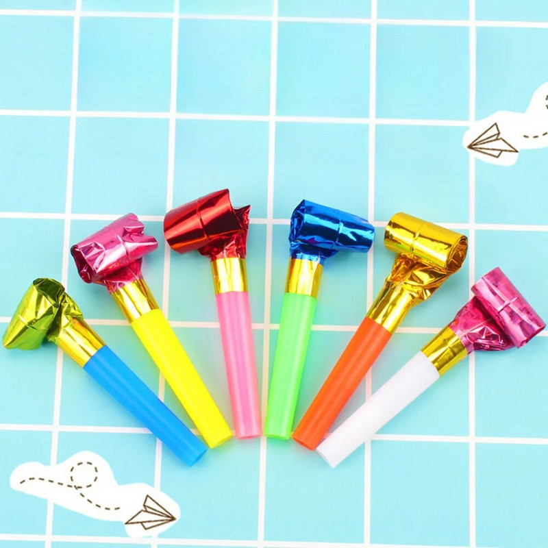 10 vnt Juokingi vaikiški žaislai Gimtadienio pūtimo drakono švilpuko pūtimo vakarėlio vakarėlis ilgas nosis, kūrybinga dovana, atmosferos stiprintuvas