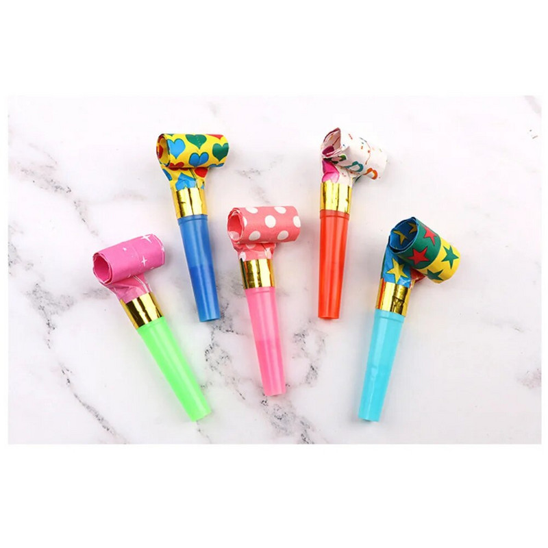 10 vnt Juokingi vaikiški žaislai Gimtadienio pūtimo drakono švilpuko pūtimo vakarėlio vakarėlis ilgas nosis, kūrybinga dovana, atmosferos stiprintuvas