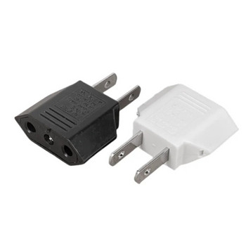 1 τεμ. US/EU American Socket Adapter 2pin 4,0mm βύσμα Ευρωπαϊκής ΕΕ σε ΗΠΑ Μετατροπέας ρεύματος Πρίζα ηλεκτρική πρίζα