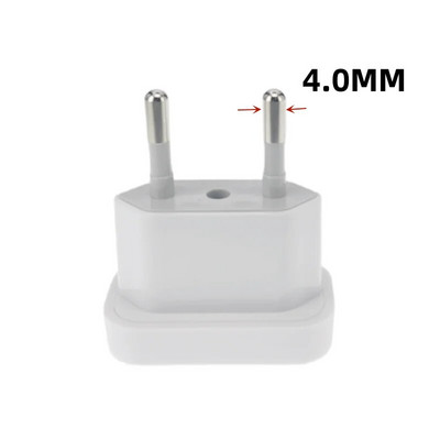 Adaptér EÚ zástrčky US do EÚ Euro Kórea Francúzsko cestovný adaptér CN Čína do Európy Rusko 2-pinový AC prevodník elektrická zásuvka