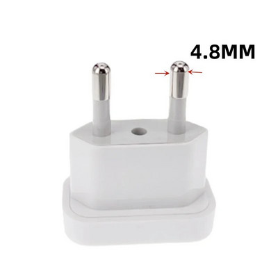 Adaptér EÚ zástrčky US do EÚ Euro Kórea Francúzsko cestovný adaptér CN Čína do Európy Rusko 2-pinový AC prevodník elektrická zásuvka