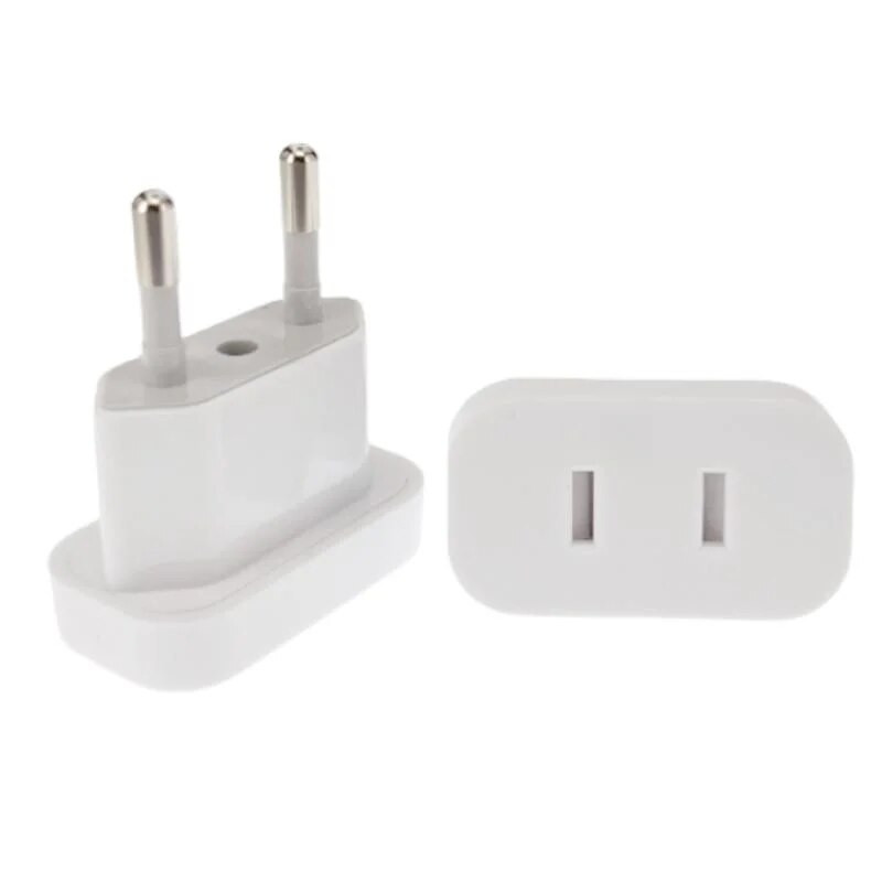 Adaptér EÚ zástrčky US do EÚ Euro Kórea Francúzsko cestovný adaptér CN Čína do Európy Rusko 2-pinový AC prevodník elektrická zásuvka