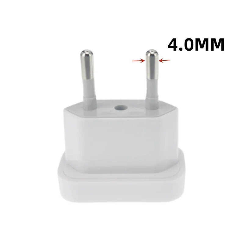 Adaptér EÚ zástrčky US do EÚ Euro Kórea Francúzsko cestovný adaptér CN Čína do Európy Rusko 2-pinový AC prevodník elektrická zásuvka