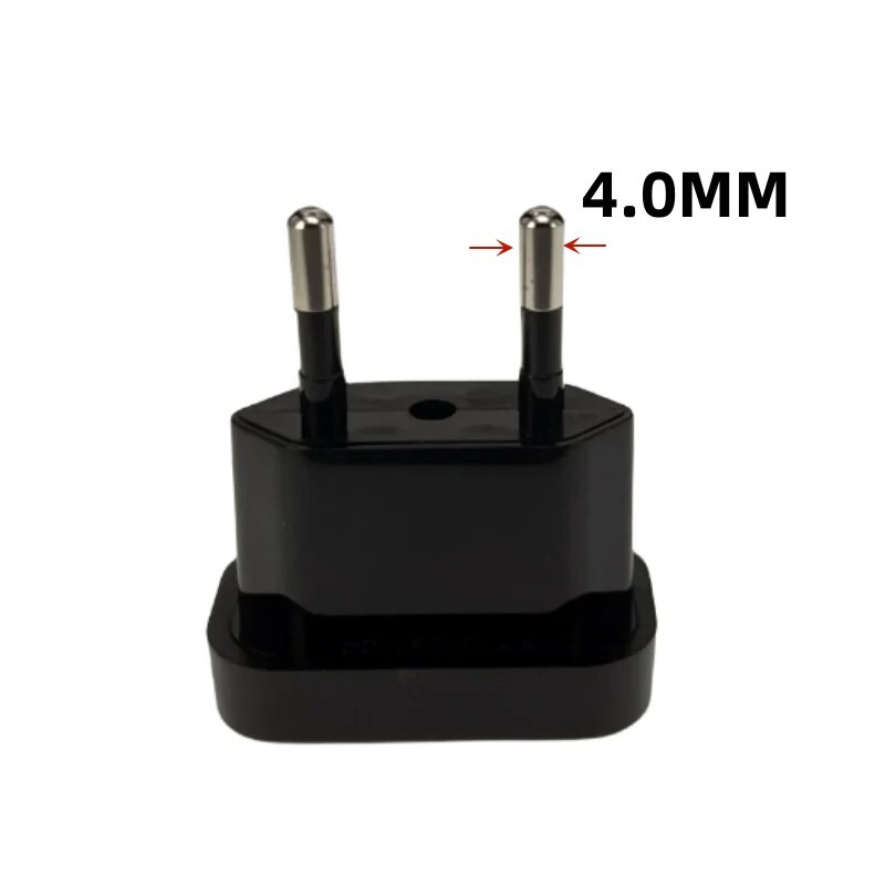 Adaptér EÚ zástrčky US do EÚ Euro Kórea Francúzsko cestovný adaptér CN Čína do Európy Rusko 2-pinový AC prevodník elektrická zásuvka