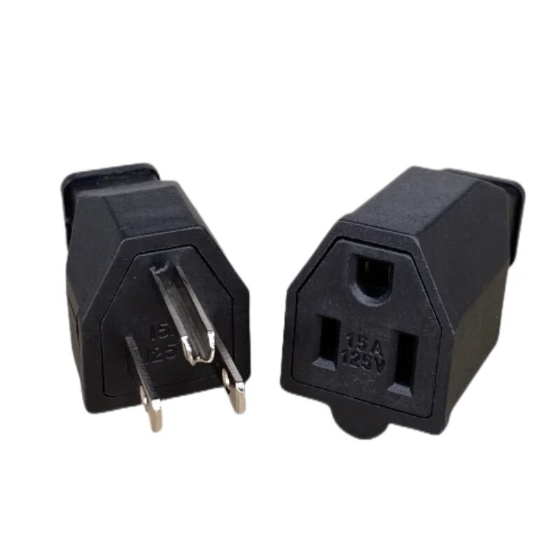 Amerikai Egyesült Államok 3 tűs ipari váltóáramú elektromos tápellátás újrahuzalozható dugós dugós dugós dugaszolóaljzat kimeneti adapter hosszabbító kábel csatlakozó 15A