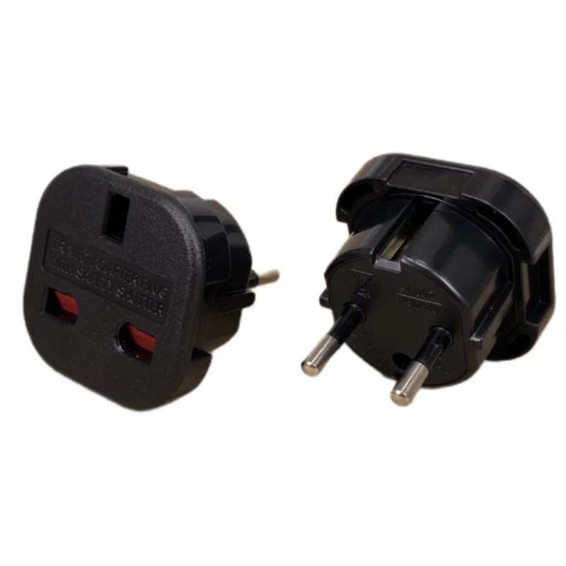 1 ks adaptér z Veľkej Británie do EÚ, 220 V, cestovný konvertor Euro, nástenná nabíjačka, adaptér z Veľkej Británie, britský adaptér, elektrické zásuvky