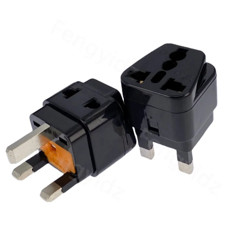 Adaptor de priză din Marea Britanie cu siguranță de 13A Adaptor universal din Regatul Unit US EU IL Priză din SUA la UK Adaptor de călătorie negru/alb Priză CE