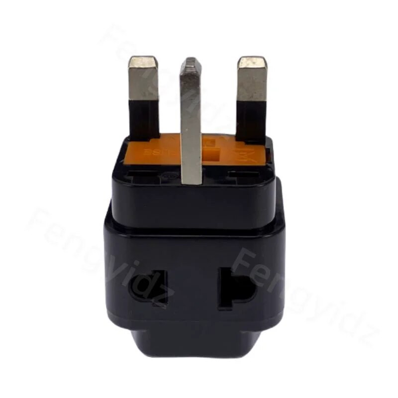 Adaptor de priză din Marea Britanie cu siguranță de 13A Adaptor universal din Regatul Unit US EU IL Priză din SUA la UK Adaptor de călătorie negru/alb Priză CE