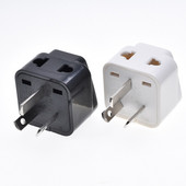 Univerzalni CN US UK EU u AU utikač adapter 2 u 1 Australija pretvarač utičnica Kina Novi Zeland putni utikač adapter 10A Bijelo Crno